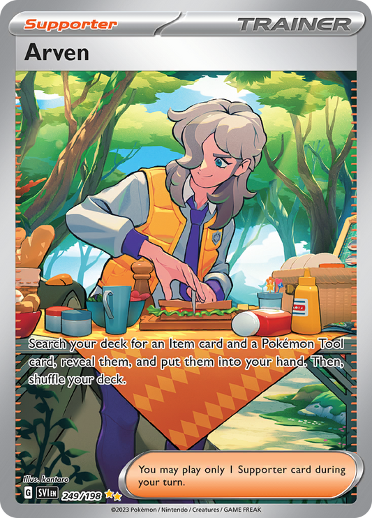 Arven - #249/198 - Pokémon Scarlet & Violet - Scarlet & Violet