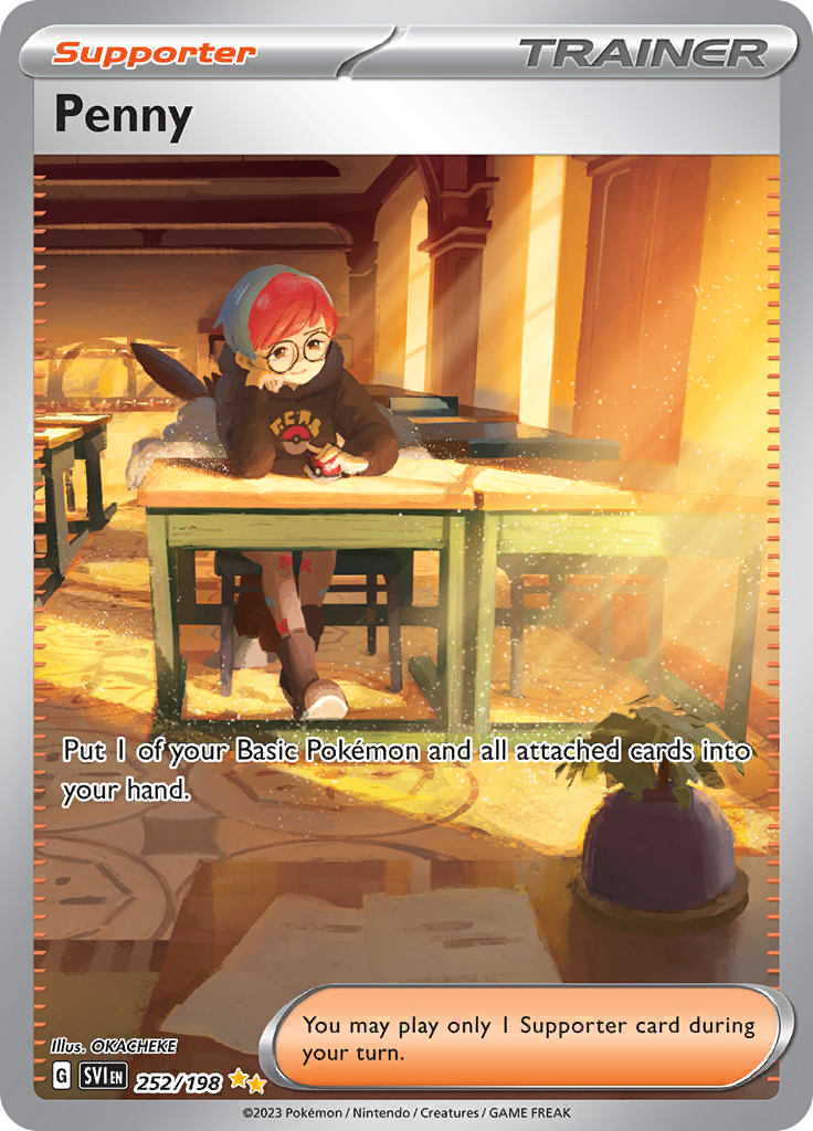 Penny - #252/198 - Pokémon Scarlet & Violet - Scarlet & Violet