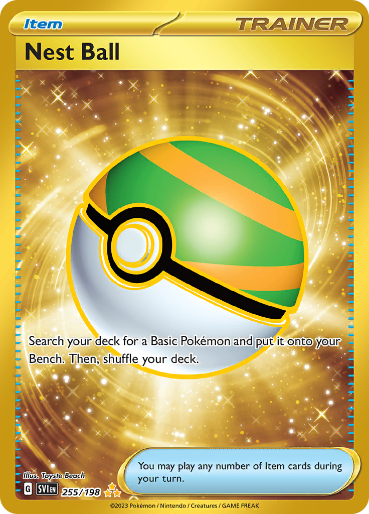 Nest Ball - #255/198 - Pokémon Scarlet & Violet - Scarlet & Violet