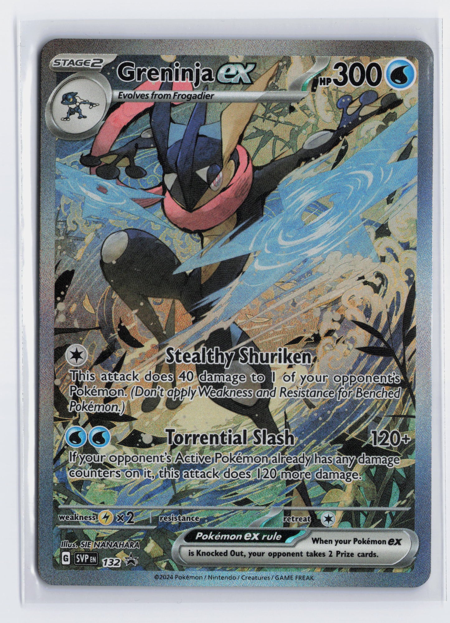 Greninja ex - #SVP132 - Pokémon Scarlet & Violet - Promo