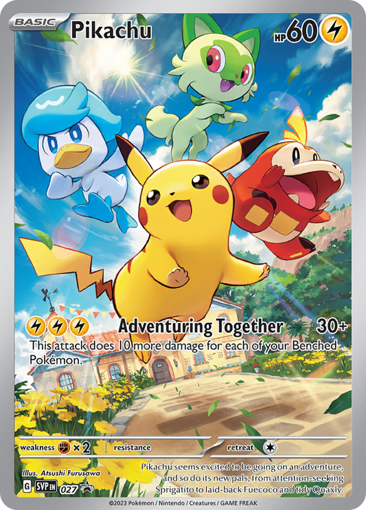 Pikachu - #SVP27 - Pokémon Scarlet & Violet - Promo