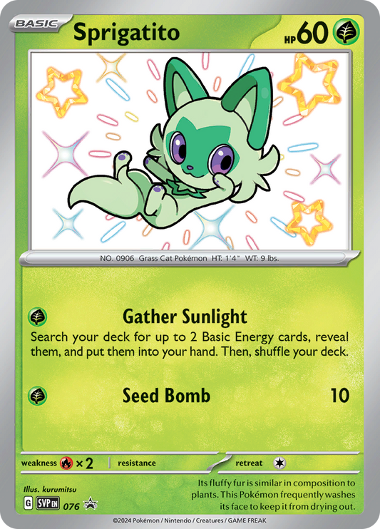 Sprigatito - #SVP76 - Pokémon Scarlet & Violet - Promo