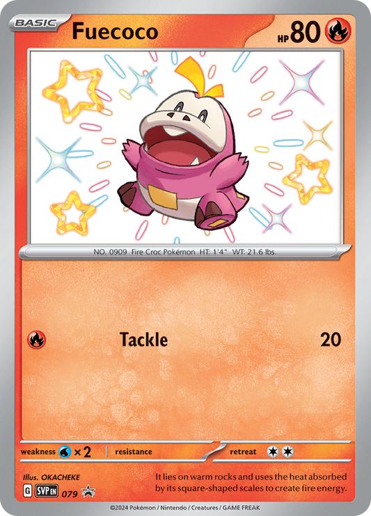 Fuecoco - #SVP79 - Pokémon Scarlet & Violet - Promo