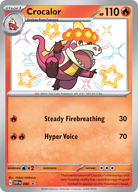 Crocalor - #SVP80 - Pokémon Scarlet & Violet - Promo