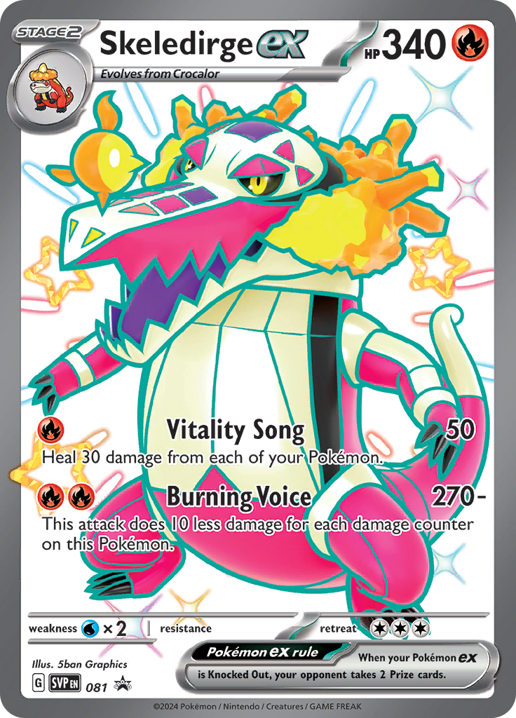 Skeledirge ex - #SVP81 - Pokémon Scarlet & Violet - Promo