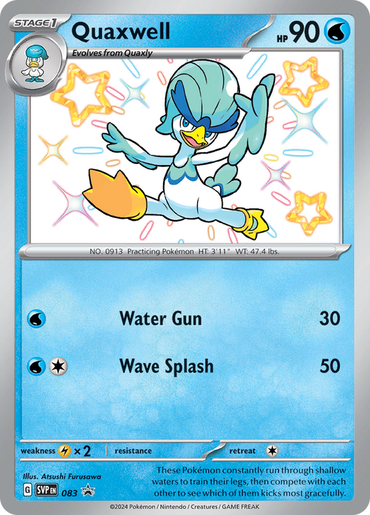 Quaxwell - #SVP83 - Pokémon Scarlet & Violet - Promo