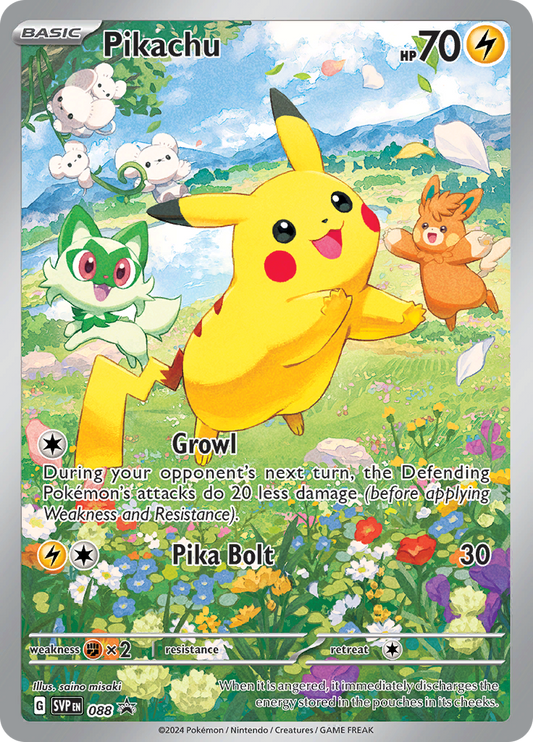 Pikachu - #SVP88 - Pokémon Scarlet & Violet - Promo