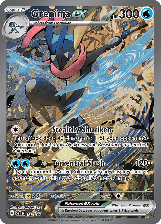 Greninja ex - #SVP132 - Pokémon Scarlet & Violet - Promo