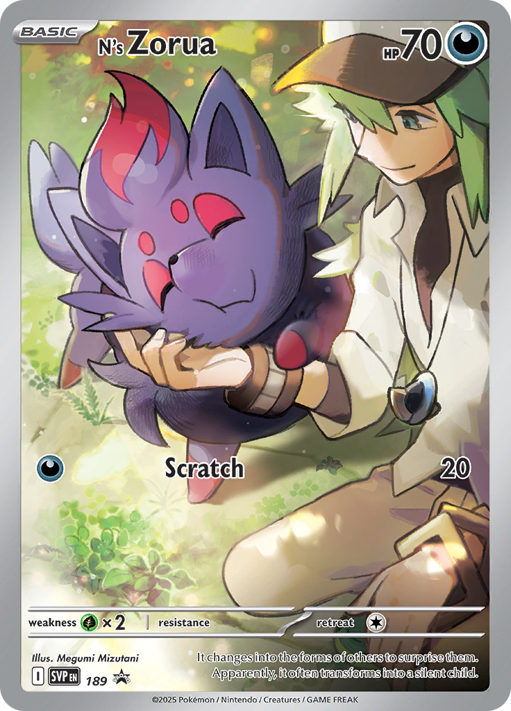 N's Zorua - #SVP189 - Pokémon Scarlet & Violet - Promo