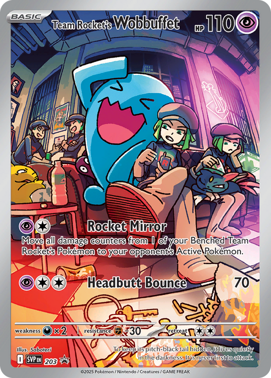 Team Rocket's Wobbuffet - #SVP203 - Pokémon Scarlet & Violet - Promo