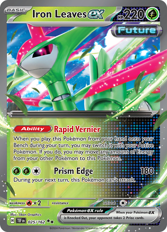 Iron Leaves ex - #25/162 - Pokémon Scarlet & Violet - Temporal Forces