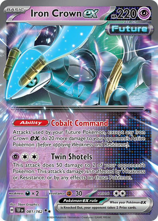 Iron Crown ex - #81/162 - Pokémon Scarlet & Violet - Temporal Forces