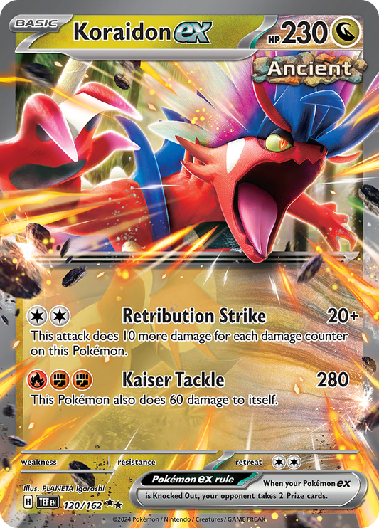 Koraidon ex - #120/162 - Pokémon Scarlet & Violet - Temporal Forces