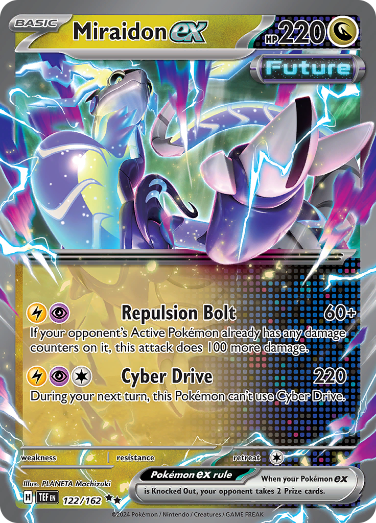 Miraidon ex - #122/162 - Pokémon Scarlet & Violet - Temporal Forces