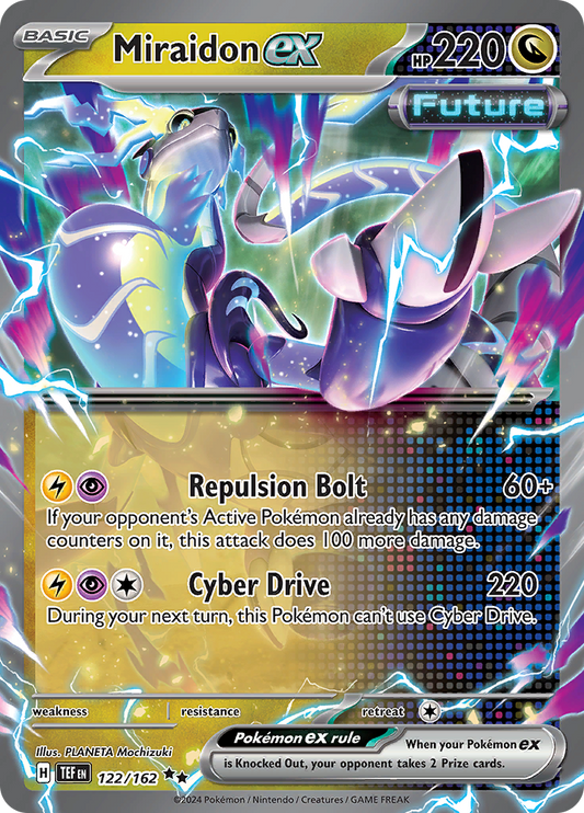 Miraidon ex - #122/162 - Pokémon Scarlet & Violet - Temporal Forces
