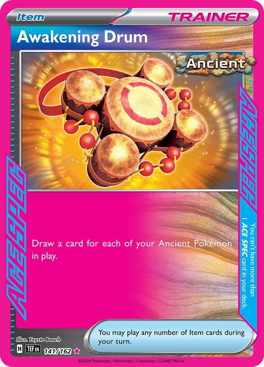 Awakening Drum - #141/162 - Pokémon Scarlet & Violet - Temporal Forces
