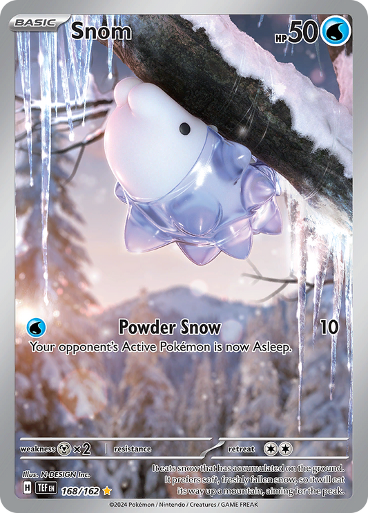 Snom - #168/162 - Pokémon Scarlet & Violet - Temporal Forces