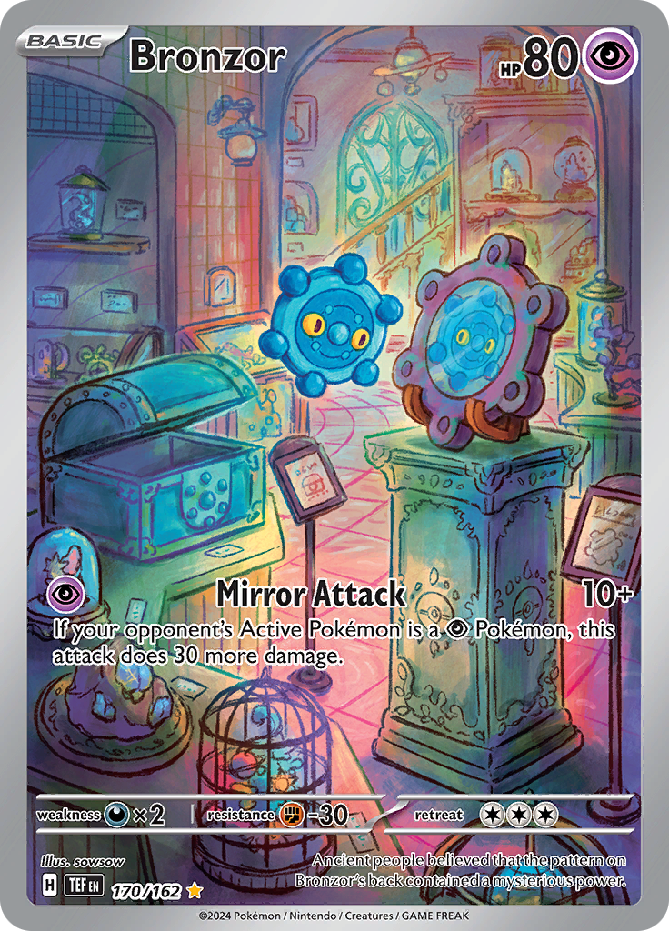 Bronzor - #170/162 - Pokémon Scarlet & Violet - Temporal Forces
