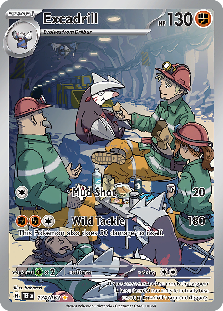 Excadrill - #174/162 - Pokémon Scarlet & Violet - Temporal Forces