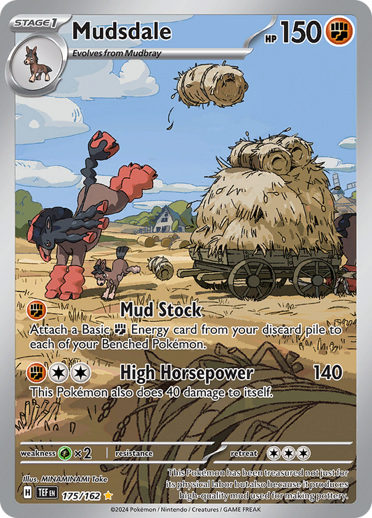 Mudsdale - #175/162 - Pokémon Scarlet & Violet - Temporal Forces