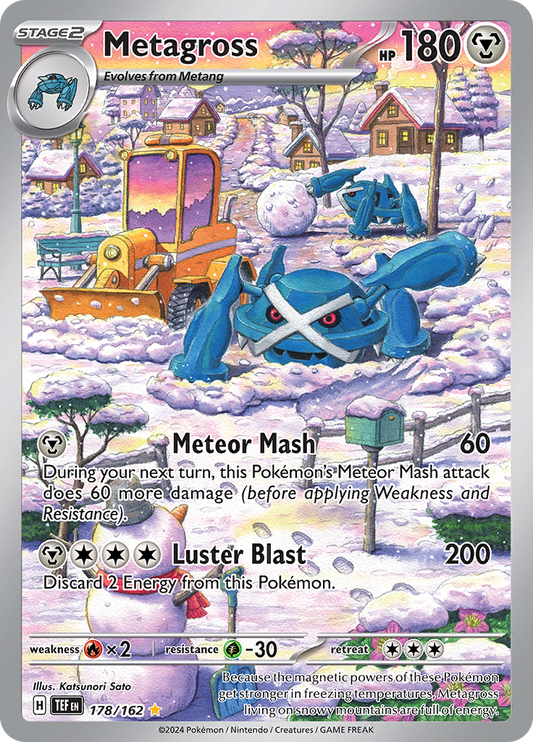 Metagross - #178/162 - Pokémon Scarlet & Violet - Temporal Forces