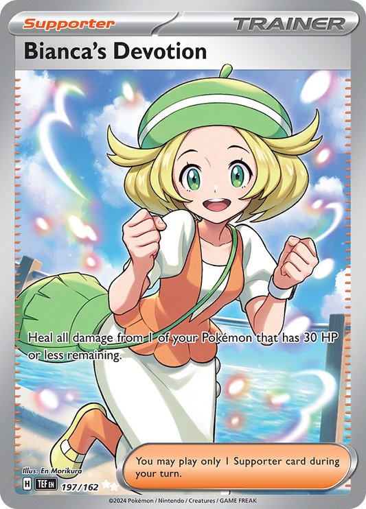 Bianca's Devotion - #197/162 - Pokémon Scarlet & Violet - Temporal Forces