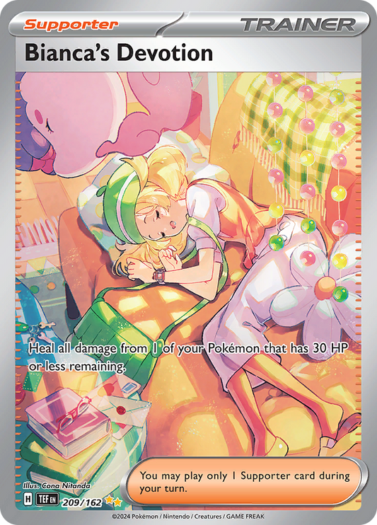 Bianca's Devotion - #209/162 - Pokémon Scarlet & Violet - Temporal Forces