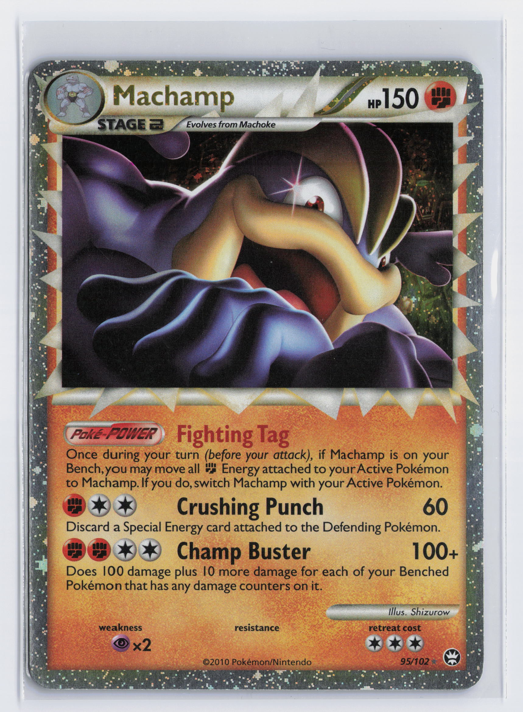 Machamp - #95/102 - Pokémon HeartGold & SoulSilver - Triumphant