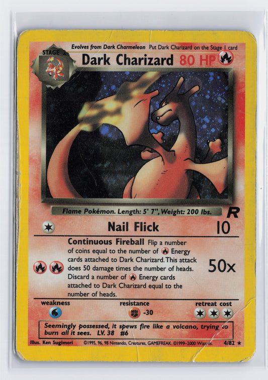 Dark Charizard - #4/82 - Pokémon Base - Team Rocket