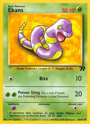 Ekans - #56/82 - Pokémon Base - Team Rocket