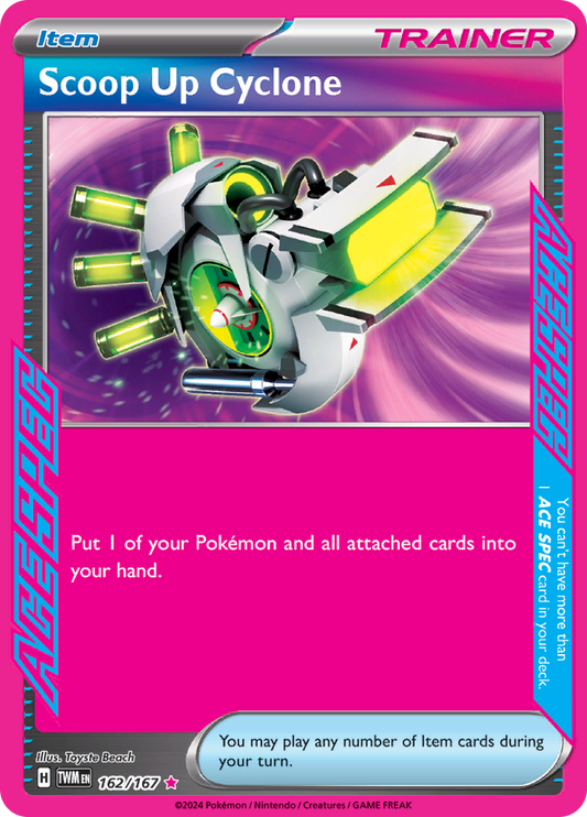 Scoop Up Cyclone - #162/167 - Pokémon Scarlet & Violet - Twilight Masquerade