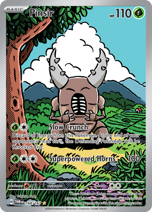 Pinsir - #168/167 - Pokémon Scarlet & Violet - Twilight Masquerade