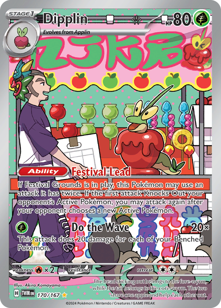 Dipplin - #170/167 - Pokémon Scarlet & Violet - Twilight Masquerade