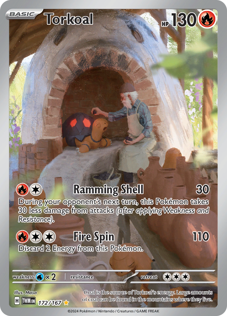 Torkoal - #172/167 - Pokémon Scarlet & Violet - Twilight Masquerade