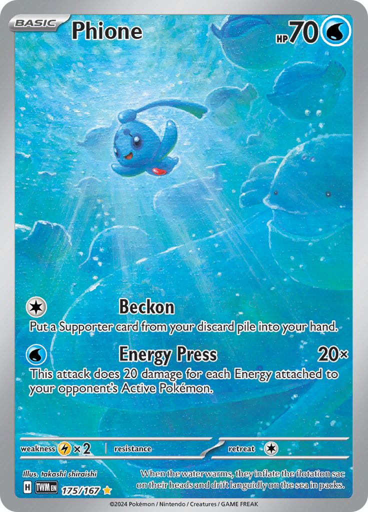 Phione - #175/167 - Pokémon Scarlet & Violet - Twilight Masquerade