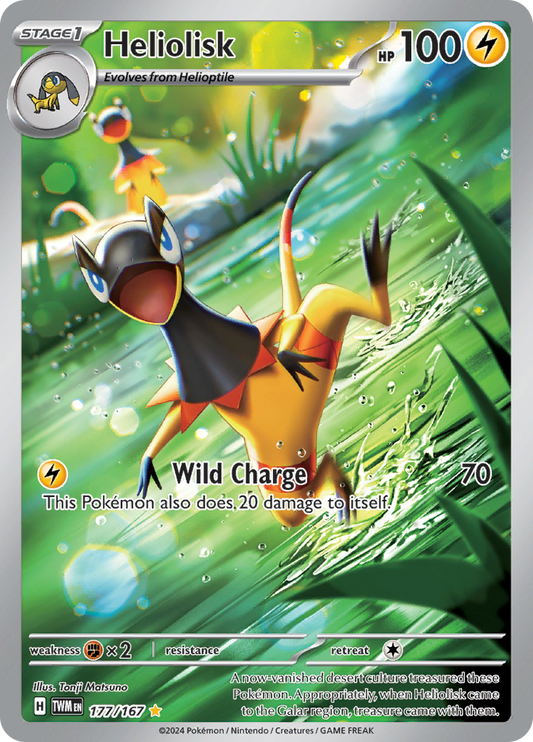 Heliolisk - #177/167 - Pokémon Scarlet & Violet - Twilight Masquerade