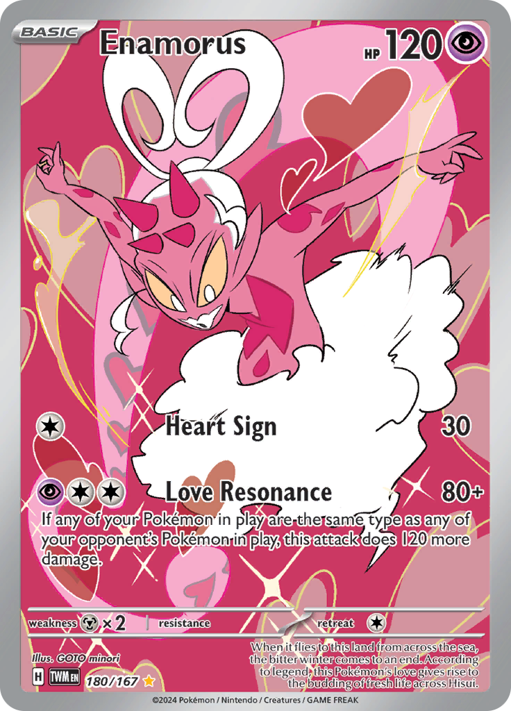 Enamorus - #180/167 - Pokémon Scarlet & Violet - Twilight Masquerade