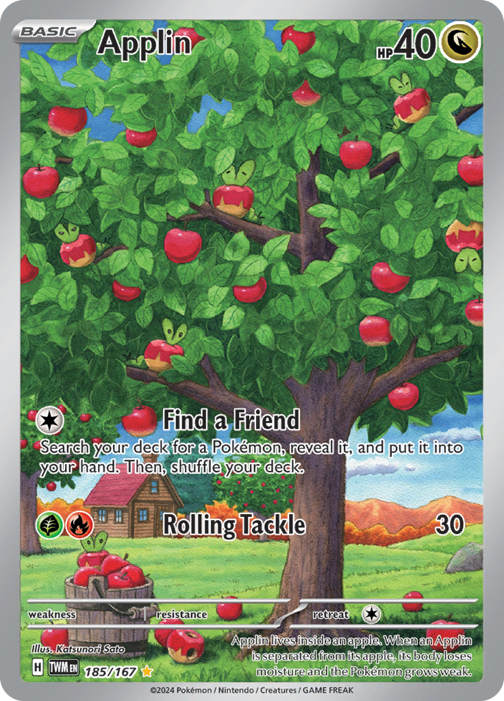 Applin - #185/167 - Pokémon Scarlet & Violet - Twilight Masquerade