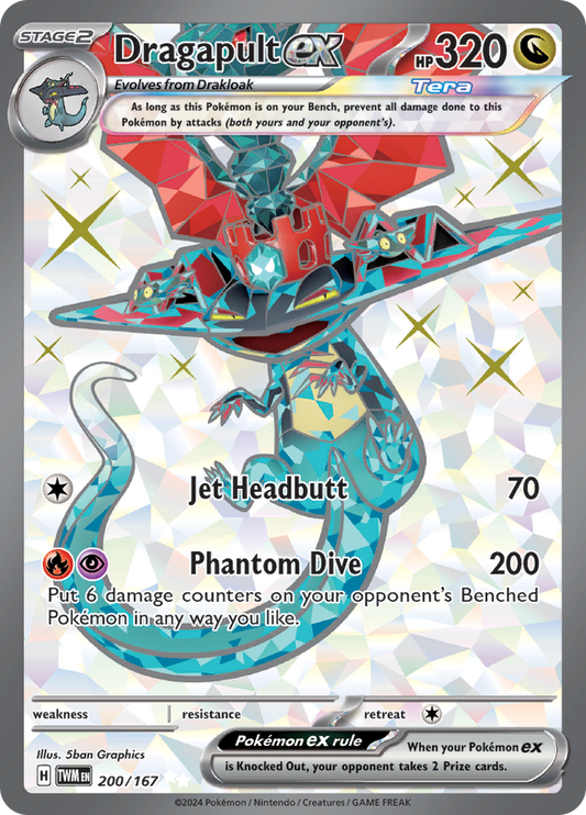 Dragapult ex - #200/167 - Pokémon Scarlet & Violet - Twilight Masquerade