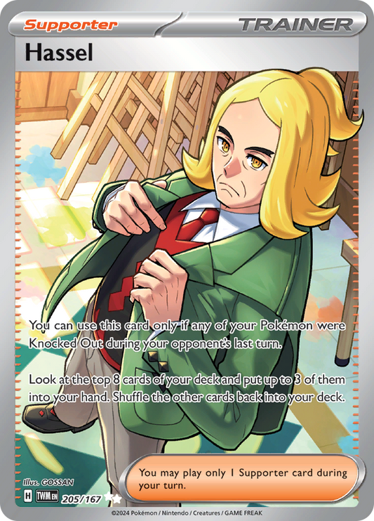 Hassel - #205/167 - Pokémon Scarlet & Violet - Twilight Masquerade