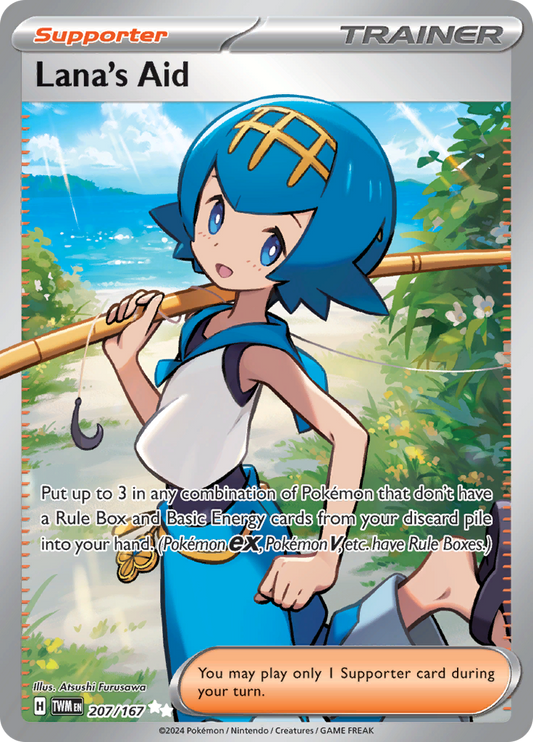 Lana's Aid - #207/167 - Pokémon Scarlet & Violet - Twilight Masquerade
