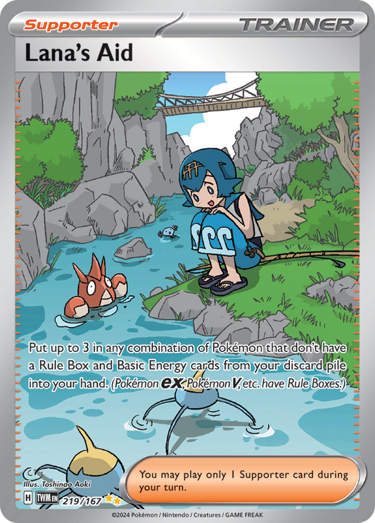 Lana's Aid - #219/167 - Pokémon Scarlet & Violet - Twilight Masquerade