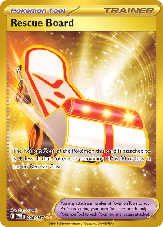Rescue Board - #225/167 - Pokémon Scarlet & Violet - Twilight Masquerade