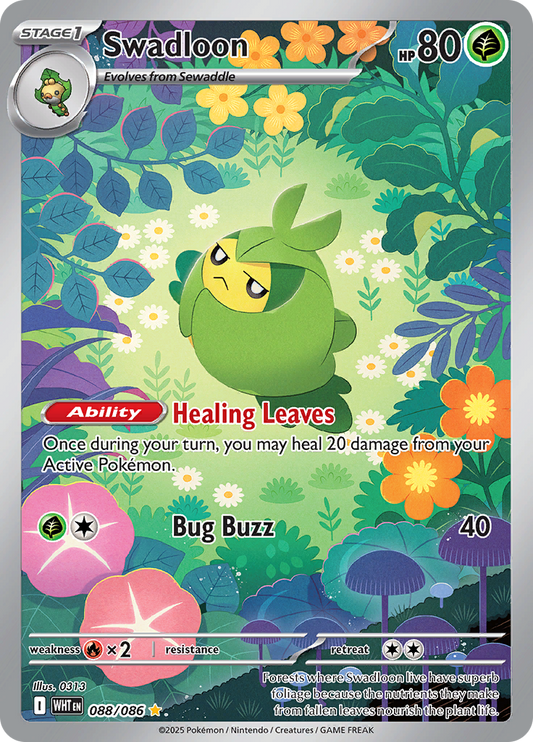 Swadloon - #088/086 - Pokémon Scarlet & Violet - White Flare