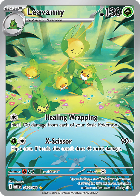 Leavanny - #089/086 - Pokémon Scarlet & Violet - White Flare