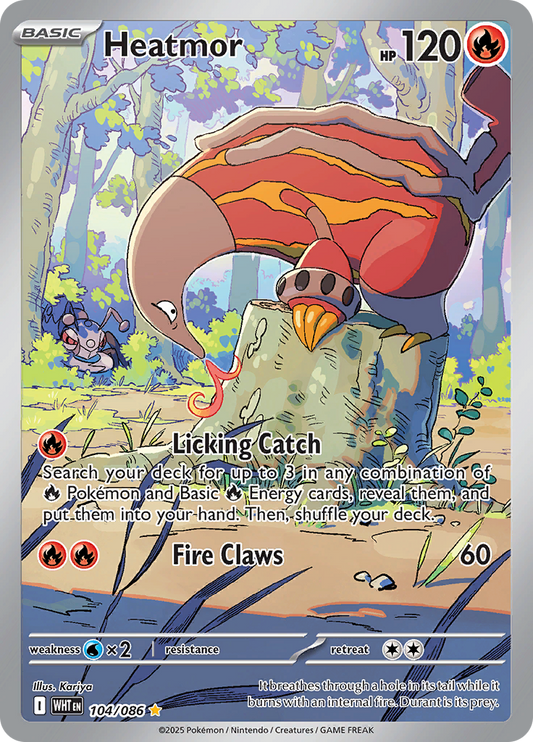 Heatmor - #104/086 - Pokémon Scarlet & Violet - White Flare