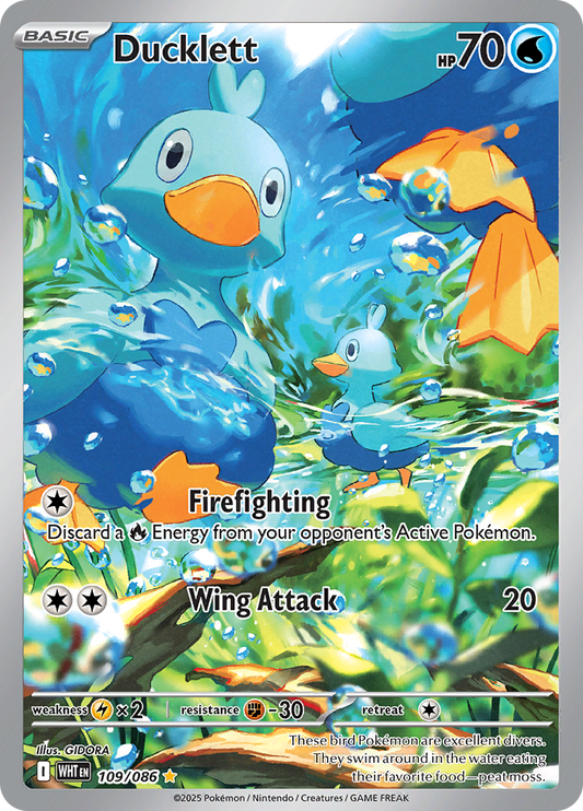 Ducklett - #109/086 - Pokémon Scarlet & Violet - White Flare
