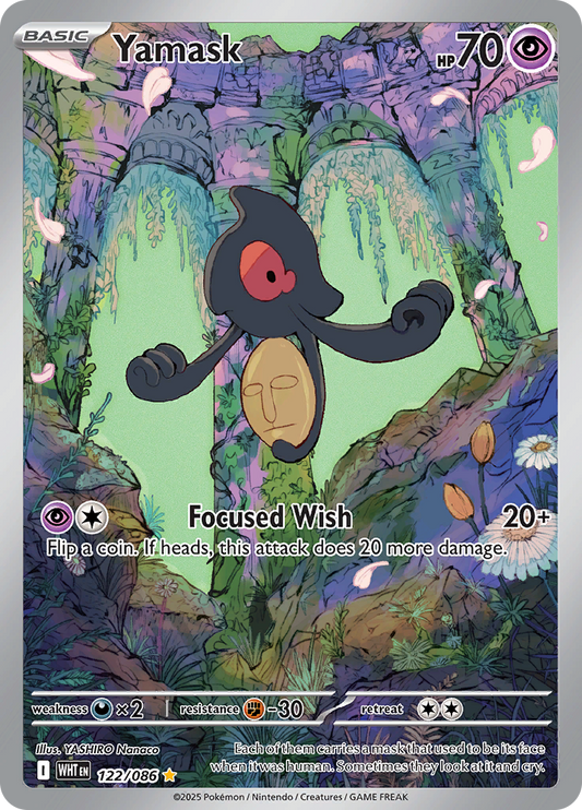 Yamask - #122/086 - Pokémon Scarlet & Violet - White Flare