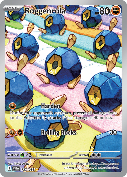 Roggenrola - #127/086 - Pokémon Scarlet & Violet - White Flare