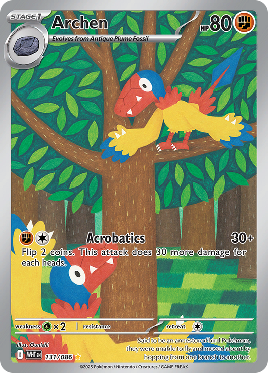 Archen - #131/086 - Pokémon Scarlet & Violet - White Flare
